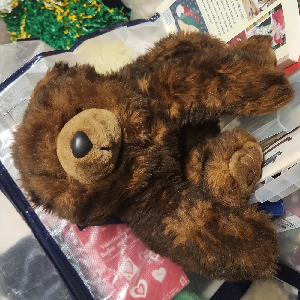 Vintage MJC International Brown Teddy Bear made in USA 1992